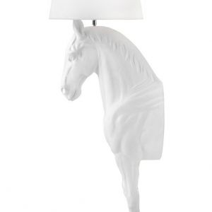 Lampa podłogowa KOŃ HORSE STAND M biała - włókno szklane